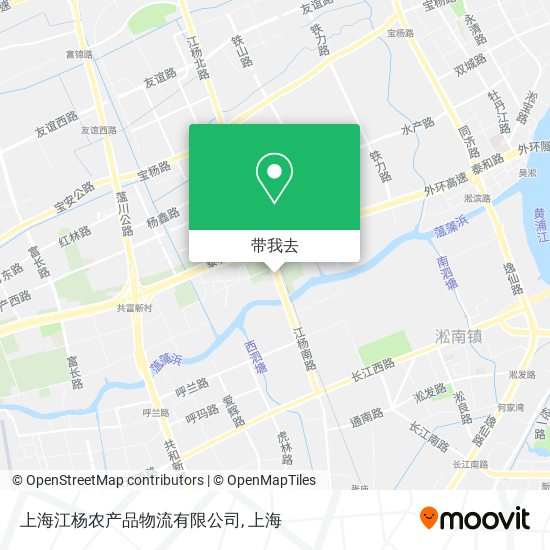 上海江杨农产品物流有限公司地图