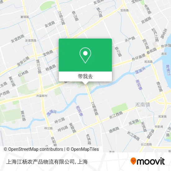 上海江杨农产品物流有限公司地图