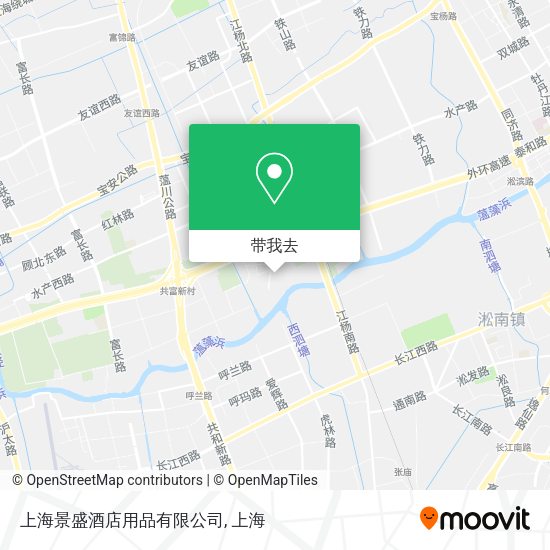 上海景盛酒店用品有限公司地图