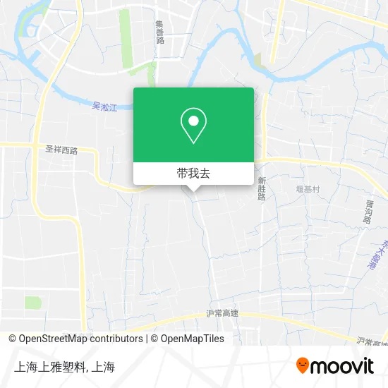 上海上雅塑料地图