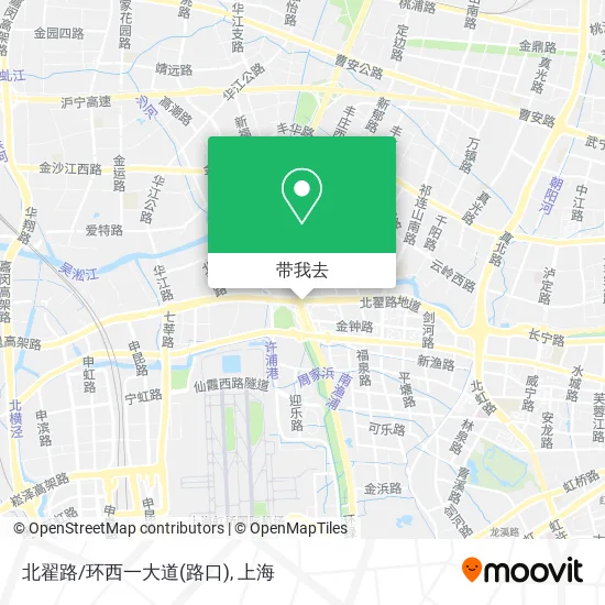 北翟路/环西一大道(路口)地图