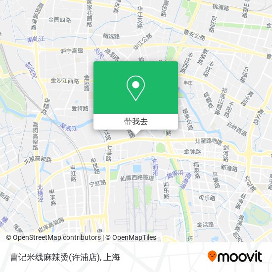 曹记米线麻辣烫(许浦店)地图