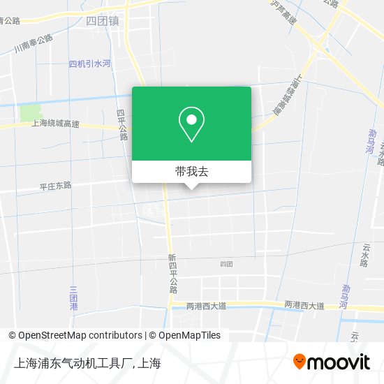 上海浦东气动机工具厂地图