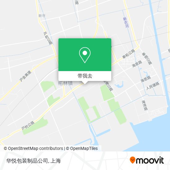 华悦包装制品公司地图