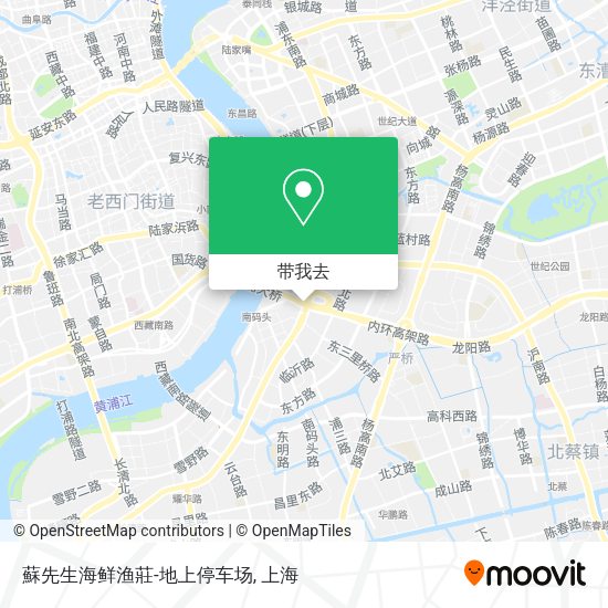 蘇先生海鲜渔莊-地上停车场地图