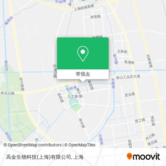 高金生物科技(上海)有限公司地图