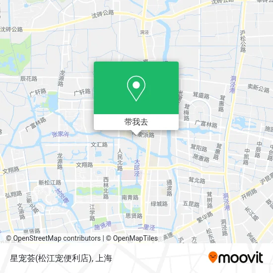 星宠荟(松江宠便利店)地图