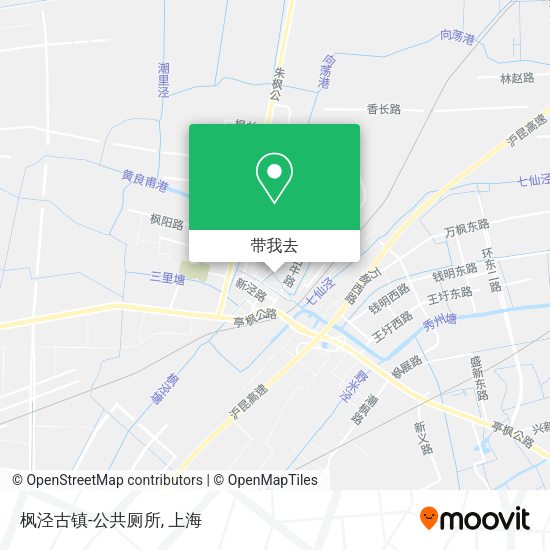 枫泾古镇-公共厕所地图