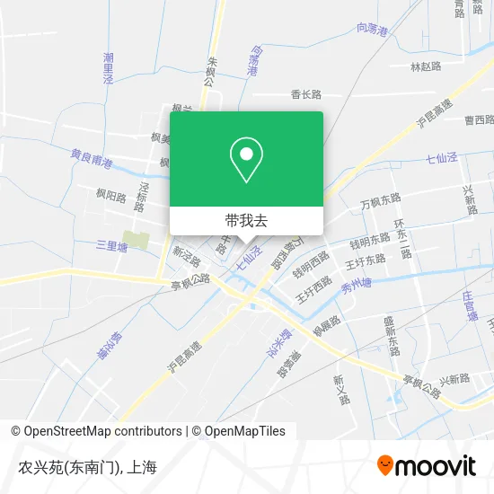 农兴苑(东南门)地图
