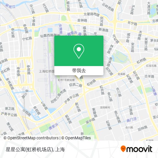 星星公寓(虹桥机场店)地图