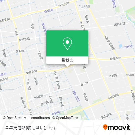 星星充电站(骏朋酒店)地图