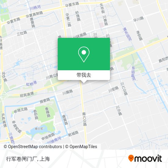 行军卷闸门厂地图
