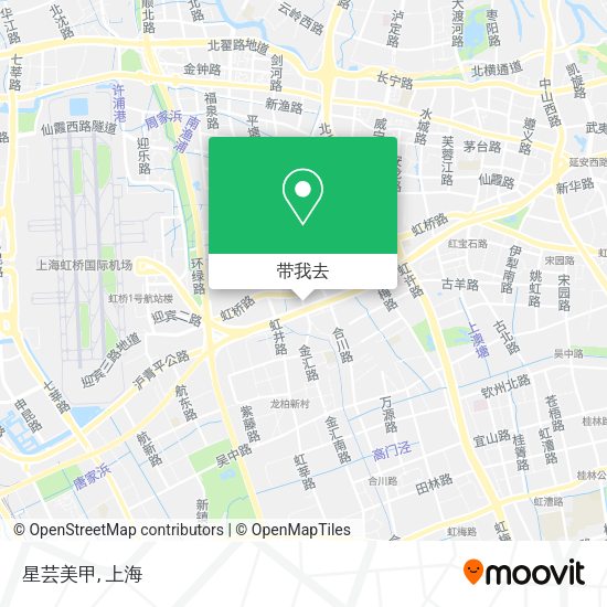 星芸美甲地图