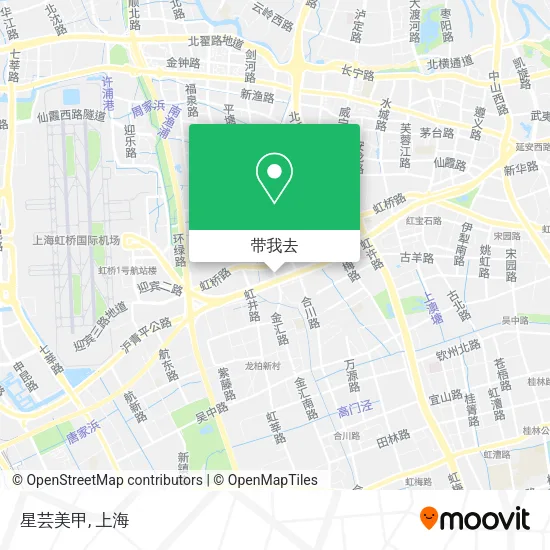 星芸美甲地图