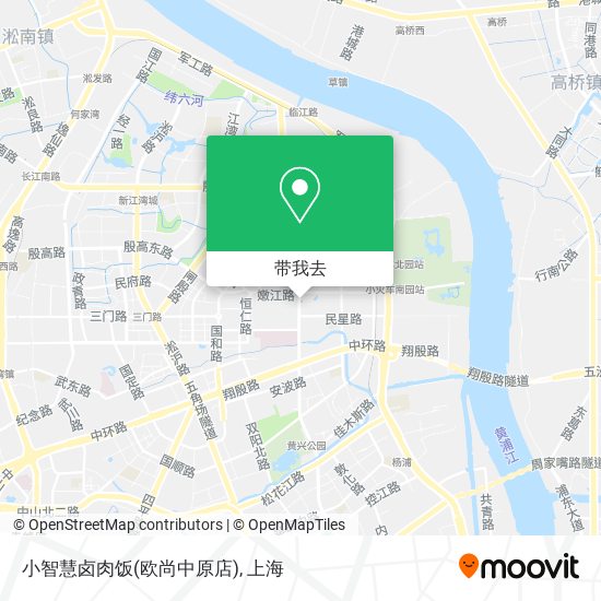 小智慧卤肉饭(欧尚中原店)地图