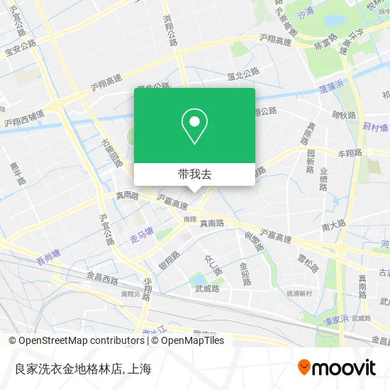 良家洗衣金地格林店地图