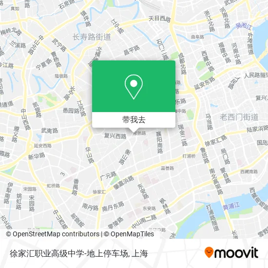 徐家汇职业高级中学-地上停车场地图