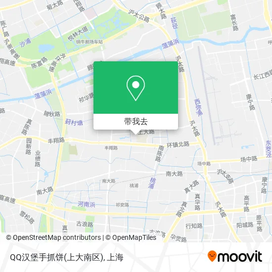 QQ汉堡手抓饼(上大南区)地图