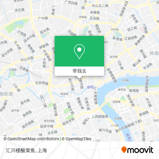 汇川楼酸菜鱼地图