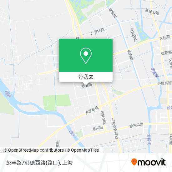 彭丰路/港德西路(路口)地图