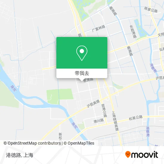 港德路地图