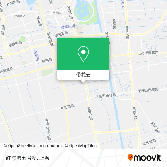 红旗港五号桥地图