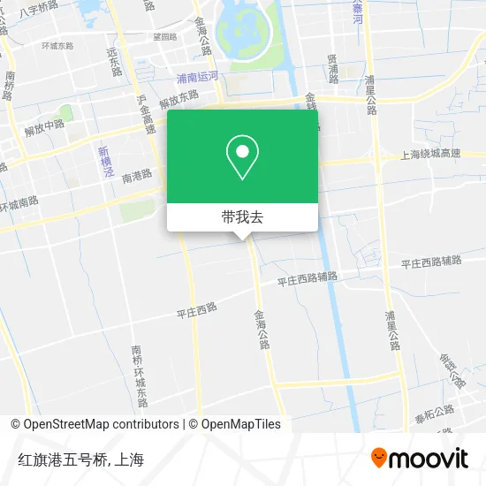 红旗港五号桥地图