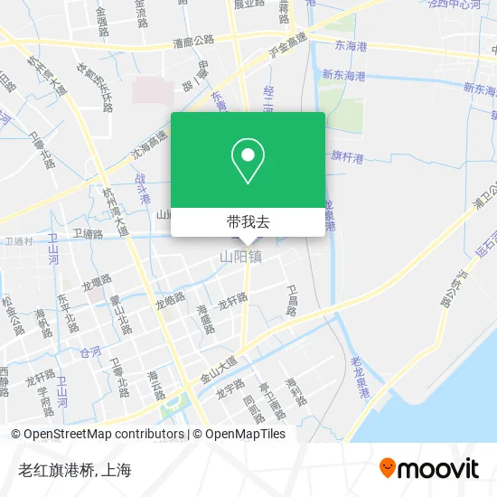 老红旗港桥地图