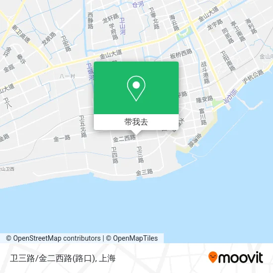 卫三路/金二西路(路口)地图