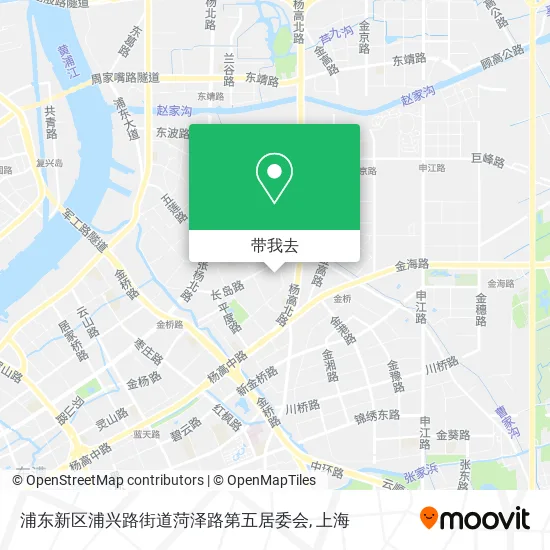 浦东新区浦兴路街道菏泽路第五居委会地图