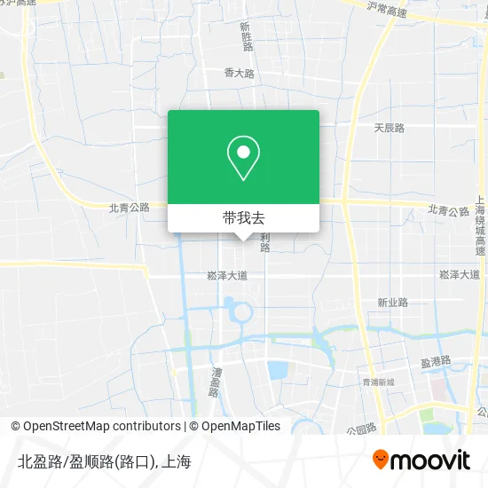 北盈路/盈顺路(路口)地图