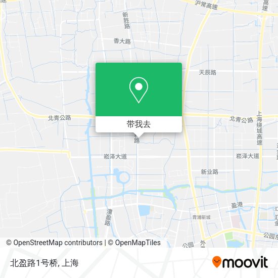北盈路1号桥地图