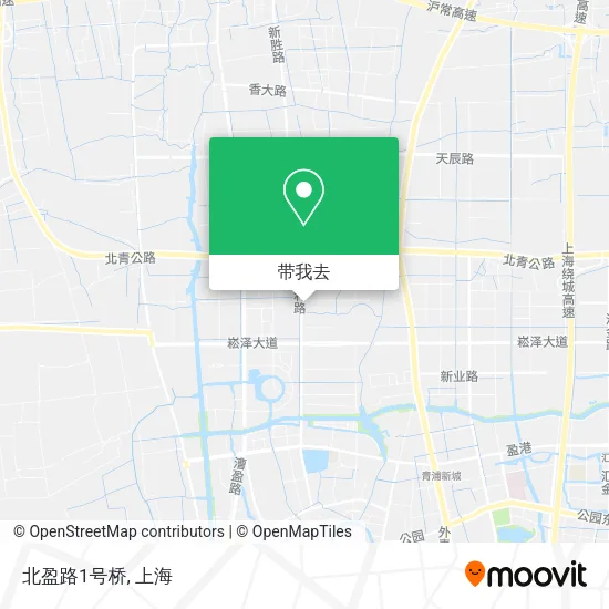 北盈路1号桥地图