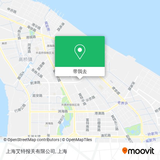 上海艾特报关有限公司地图