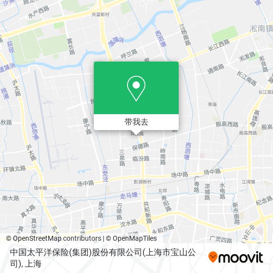 中国太平洋保险(集团)股份有限公司(上海市宝山公司)地图