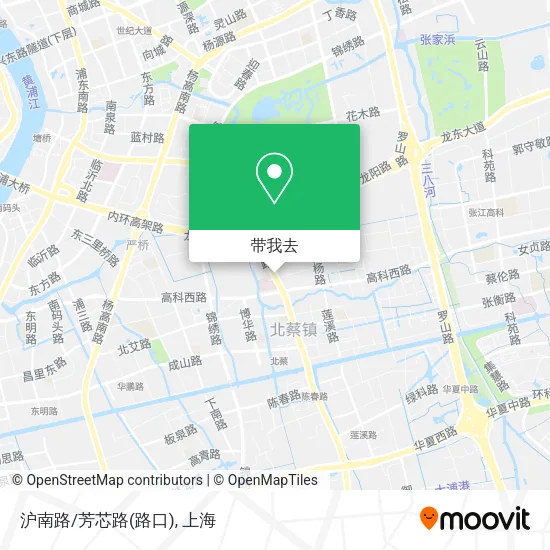 沪南路/芳芯路(路口)地图