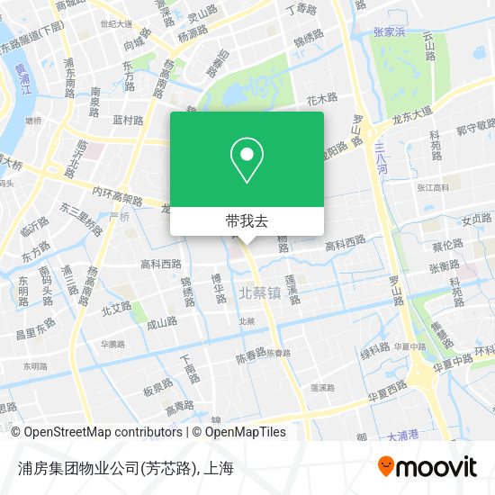 浦房集团物业公司(芳芯路)地图
