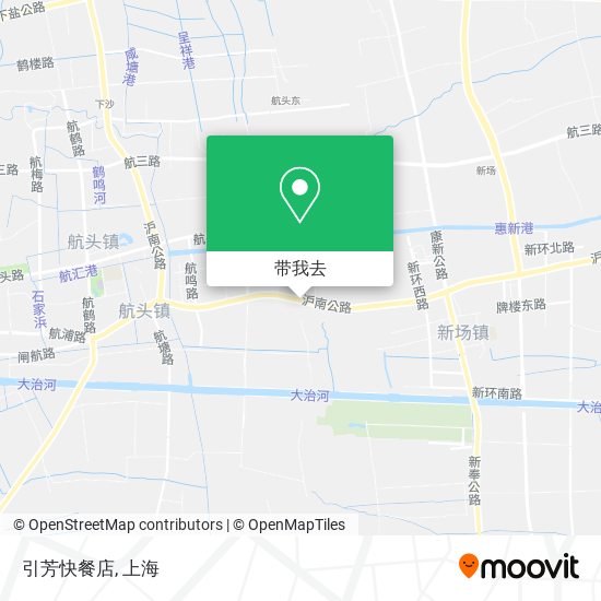 引芳快餐店地图