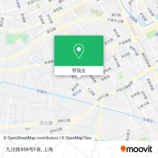 九泾路858号F座地图