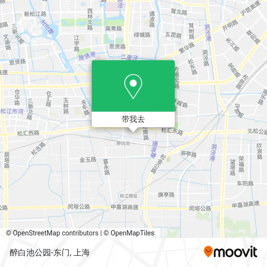 醉白池公园-东门地图