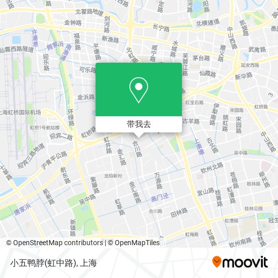 小五鸭脖(虹中路)地图