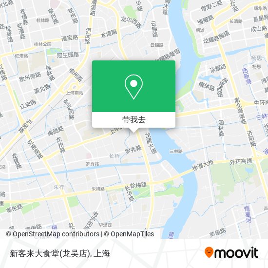新客来大食堂(龙吴店)地图