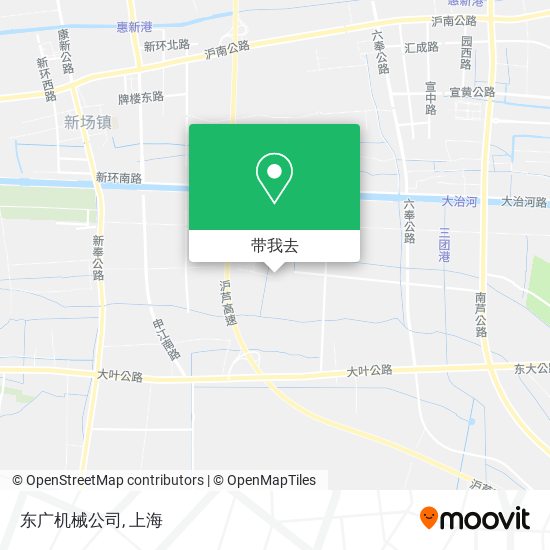 东广机械公司地图