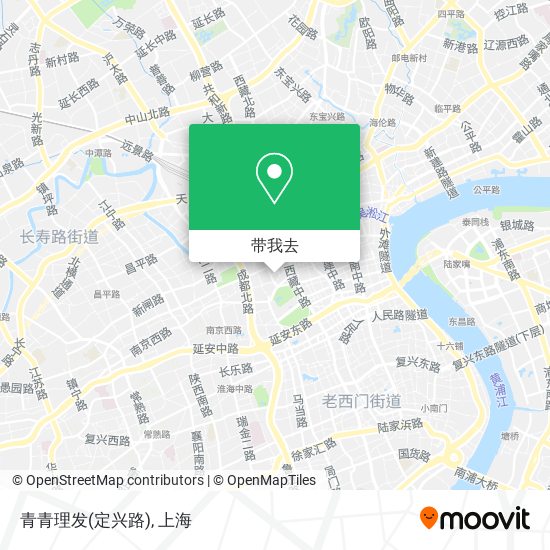 青青理发(定兴路)地图