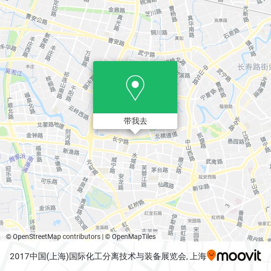 2017中国(上海)国际化工分离技术与装备展览会地图