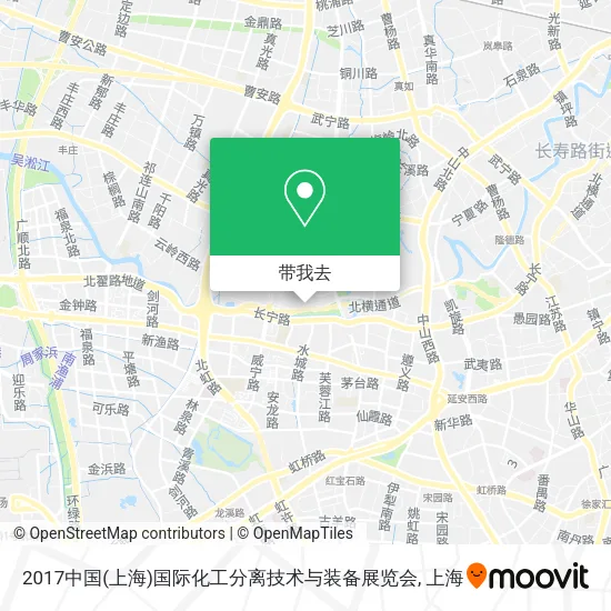 2017中国(上海)国际化工分离技术与装备展览会地图