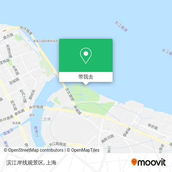滨江岸线观景区地图