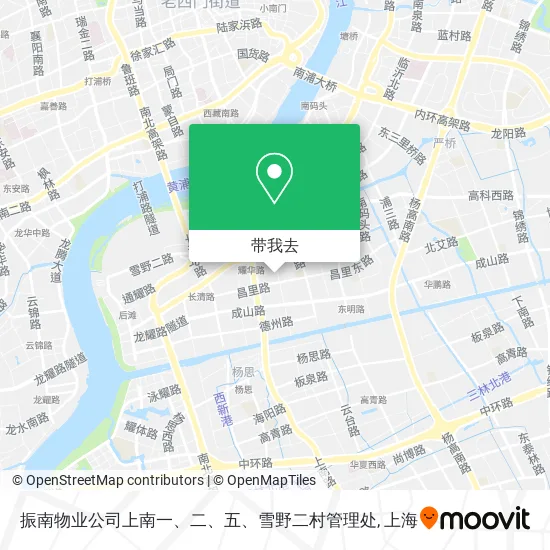 振南物业公司上南一、二、五、雪野二村管理处地图