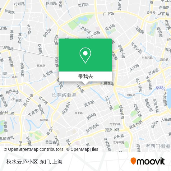 秋水云庐小区-东门地图