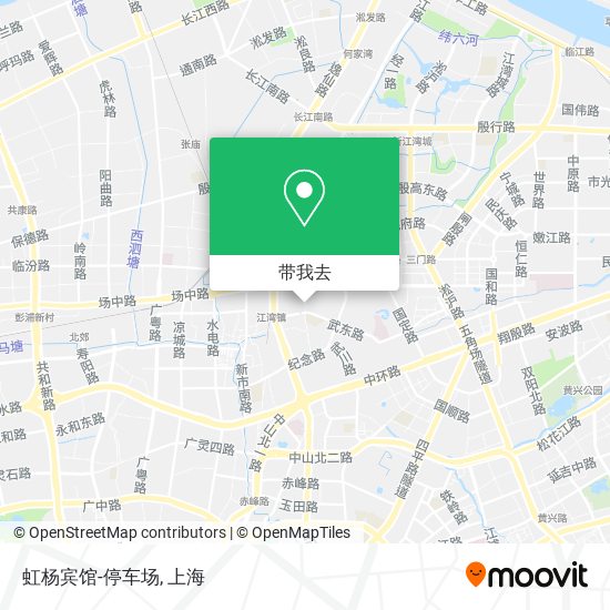 虹杨宾馆-停车场地图